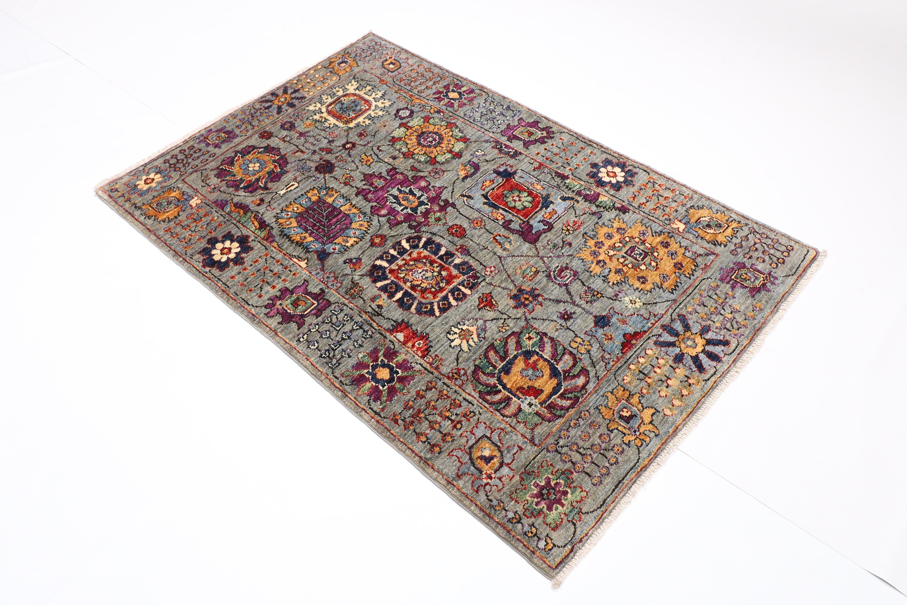 Turkmen - 103x159 cm (3.5x5.3 ft) Hand-Knotted Rug