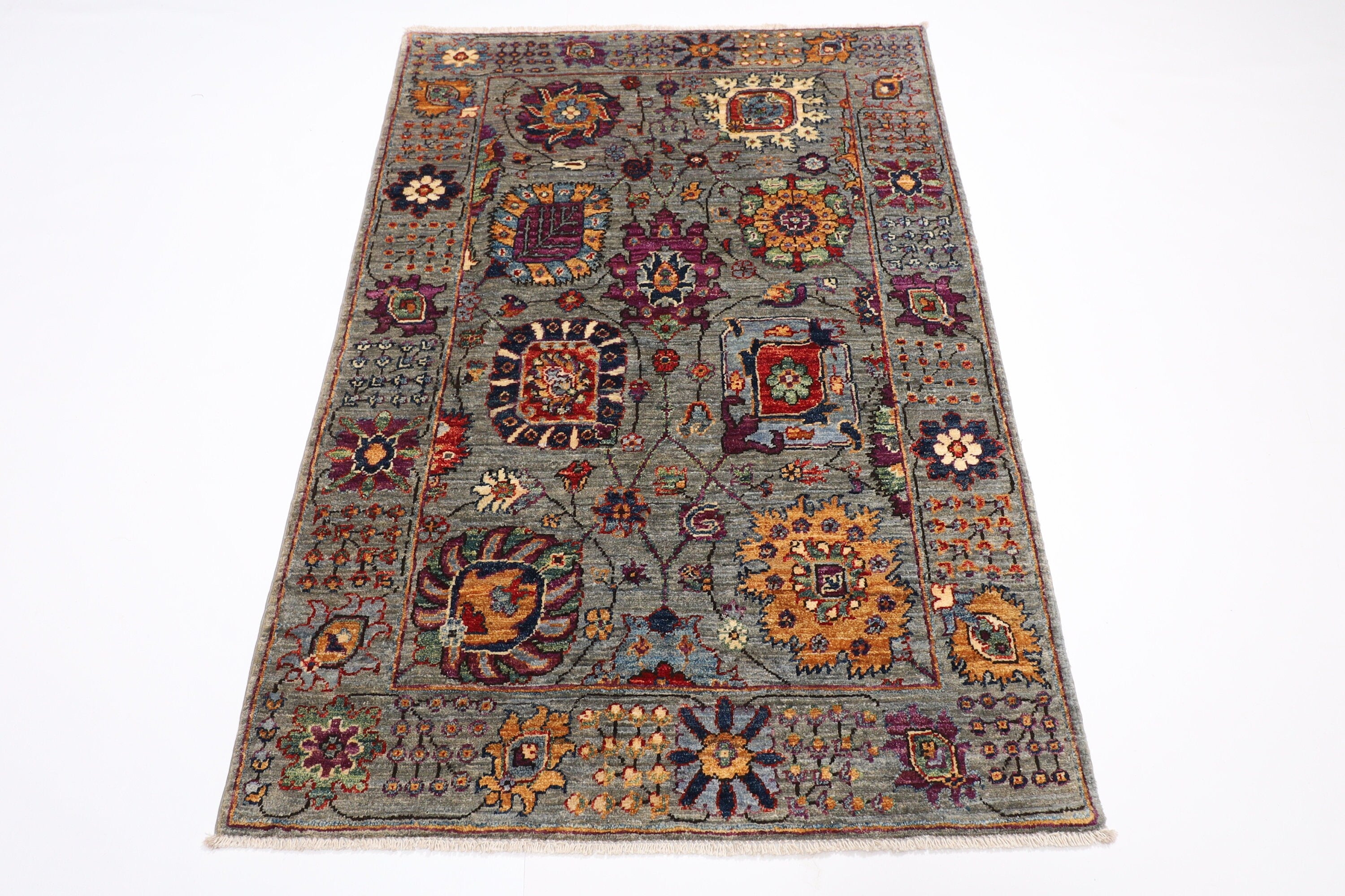 Turkmen - 103x159 cm (3.5x5.3 ft) Hand-Knotted Rug