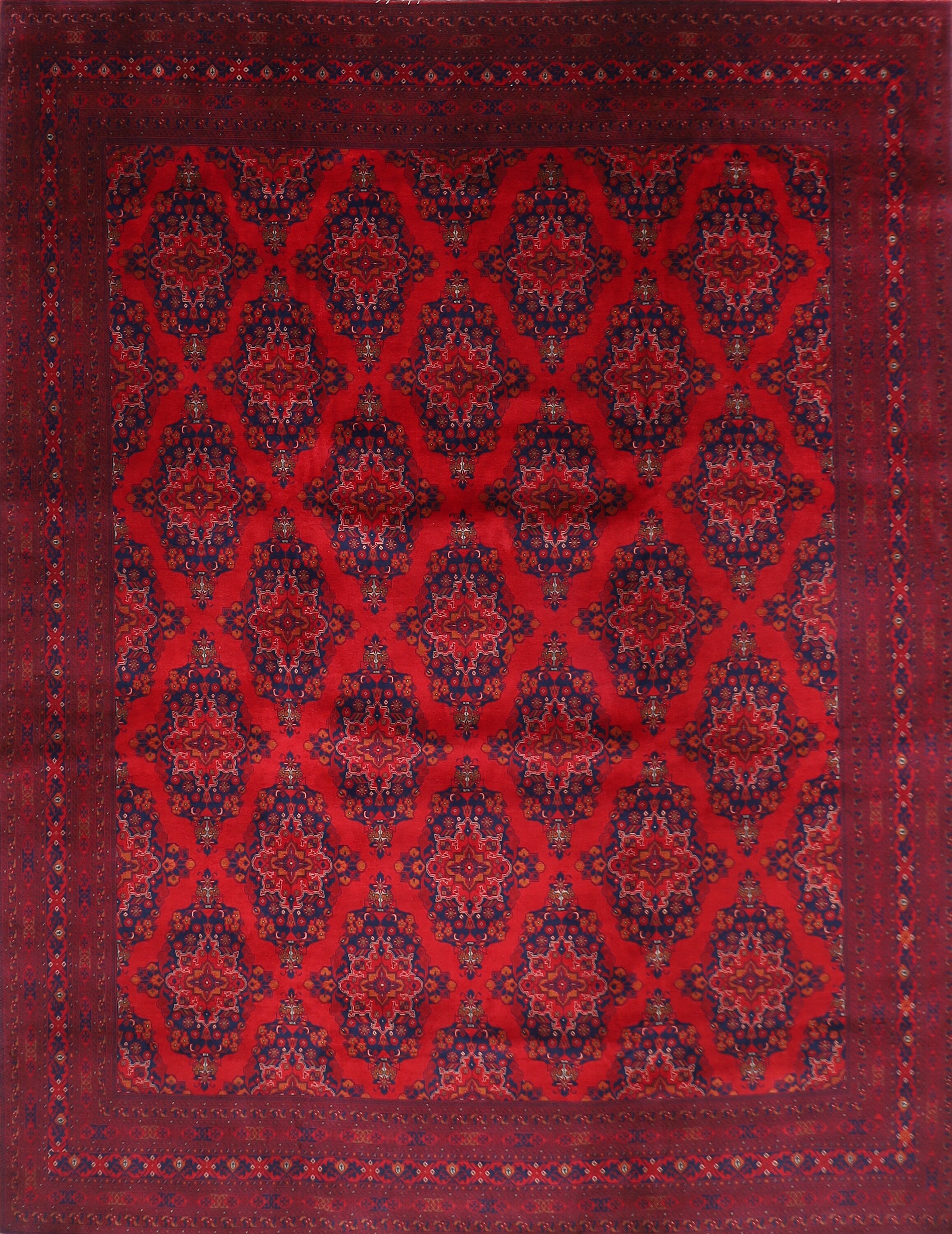 Turkmen Hand-Knotted Rug - 295x377 cm (9.8x12.5 ft)