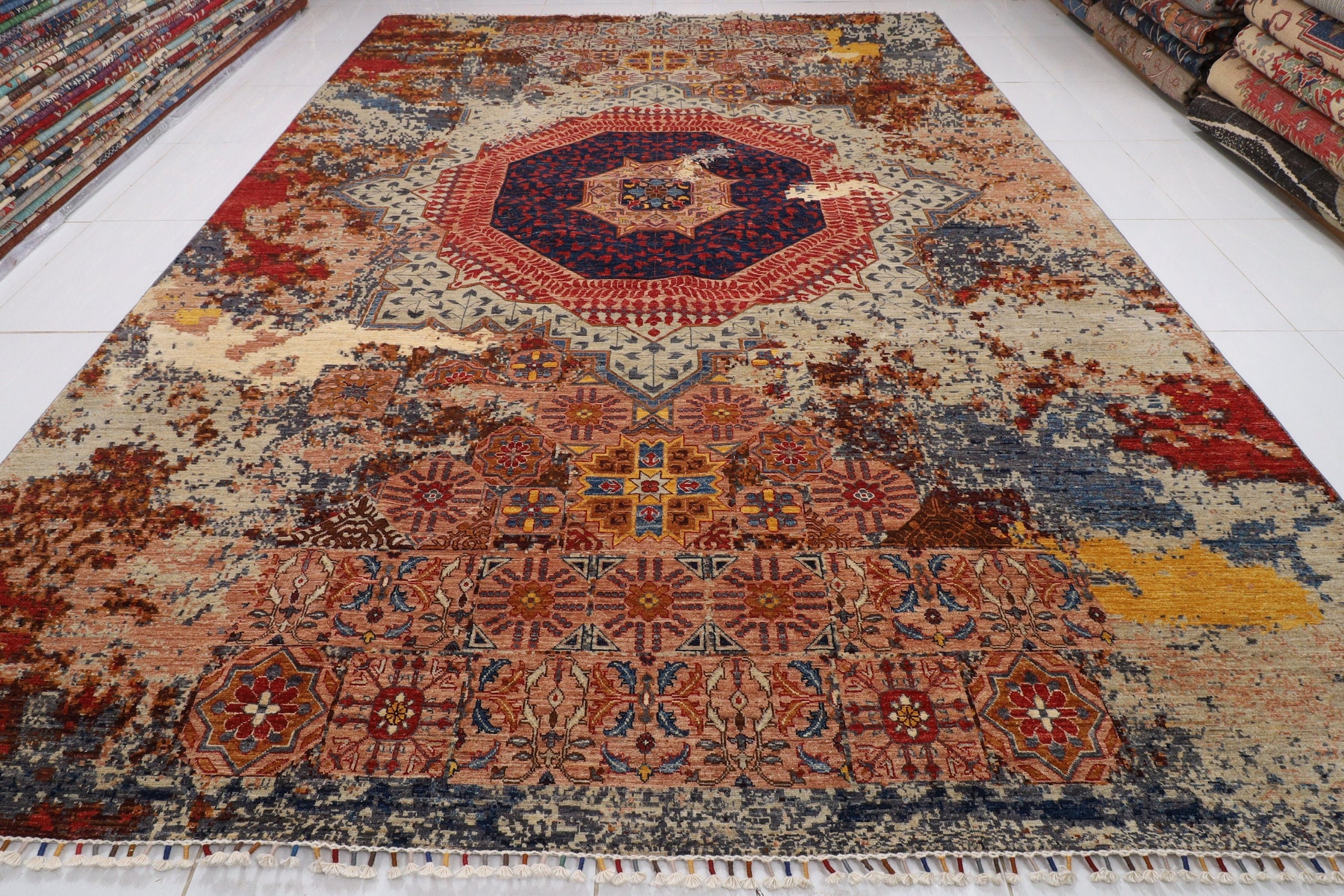 Mamluk Rug - 298 x 406 cm, 9.10 x 13.5 ft