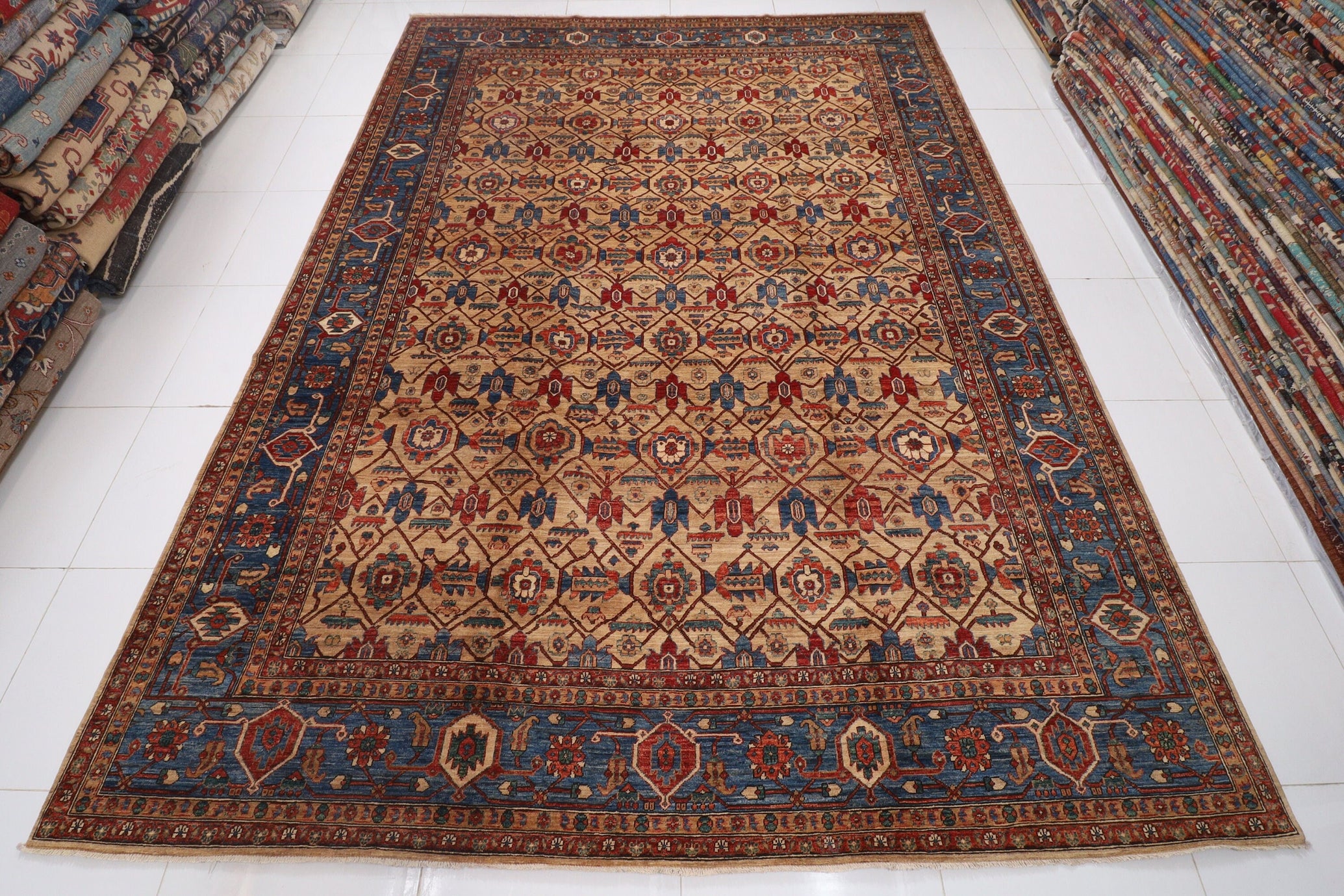 Persian - 299 x 415 cm (9.9 x 13.7 ft) Handmade Area Rug