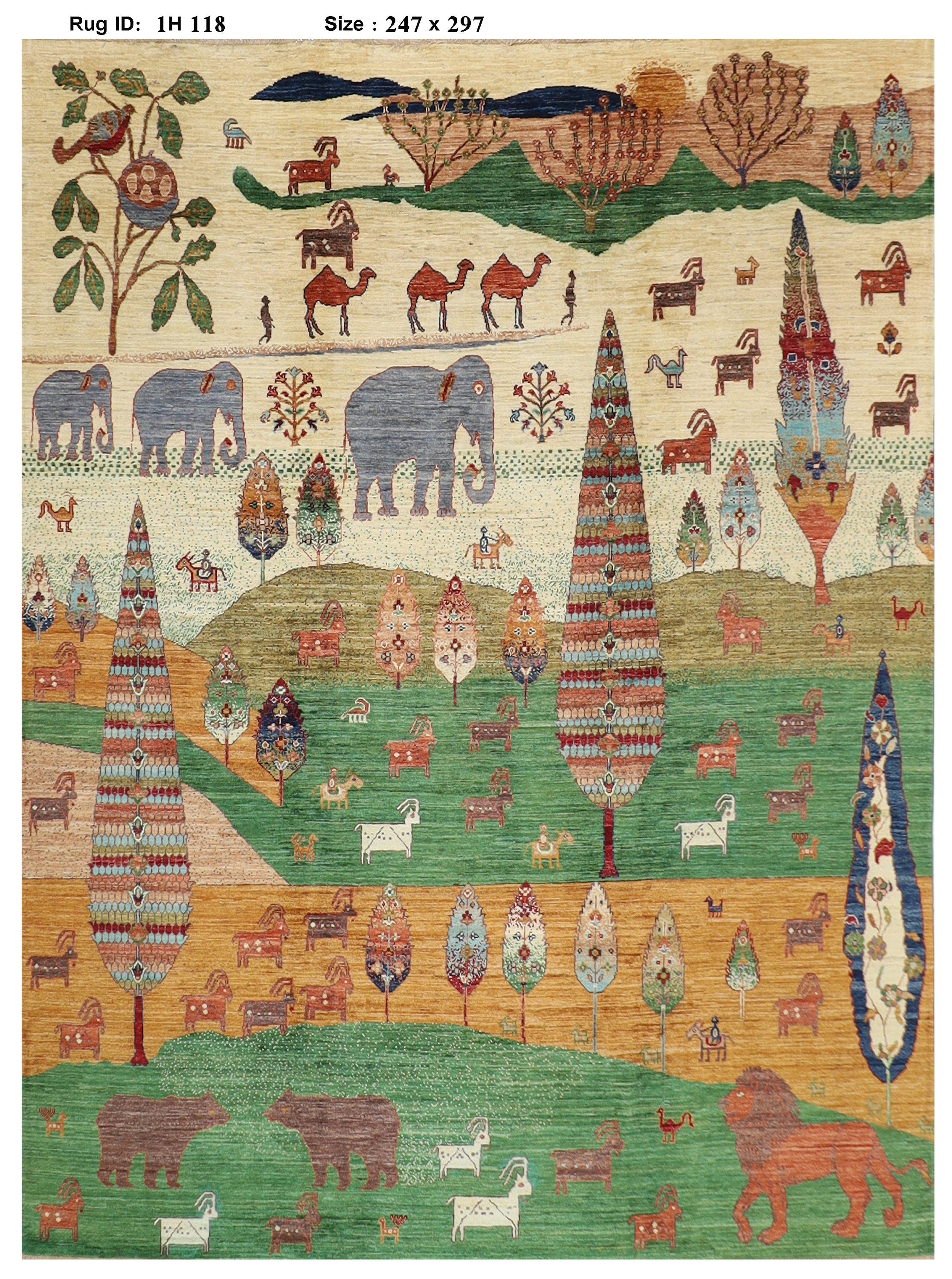 Turkmen Treasure - 245 x 296 cm