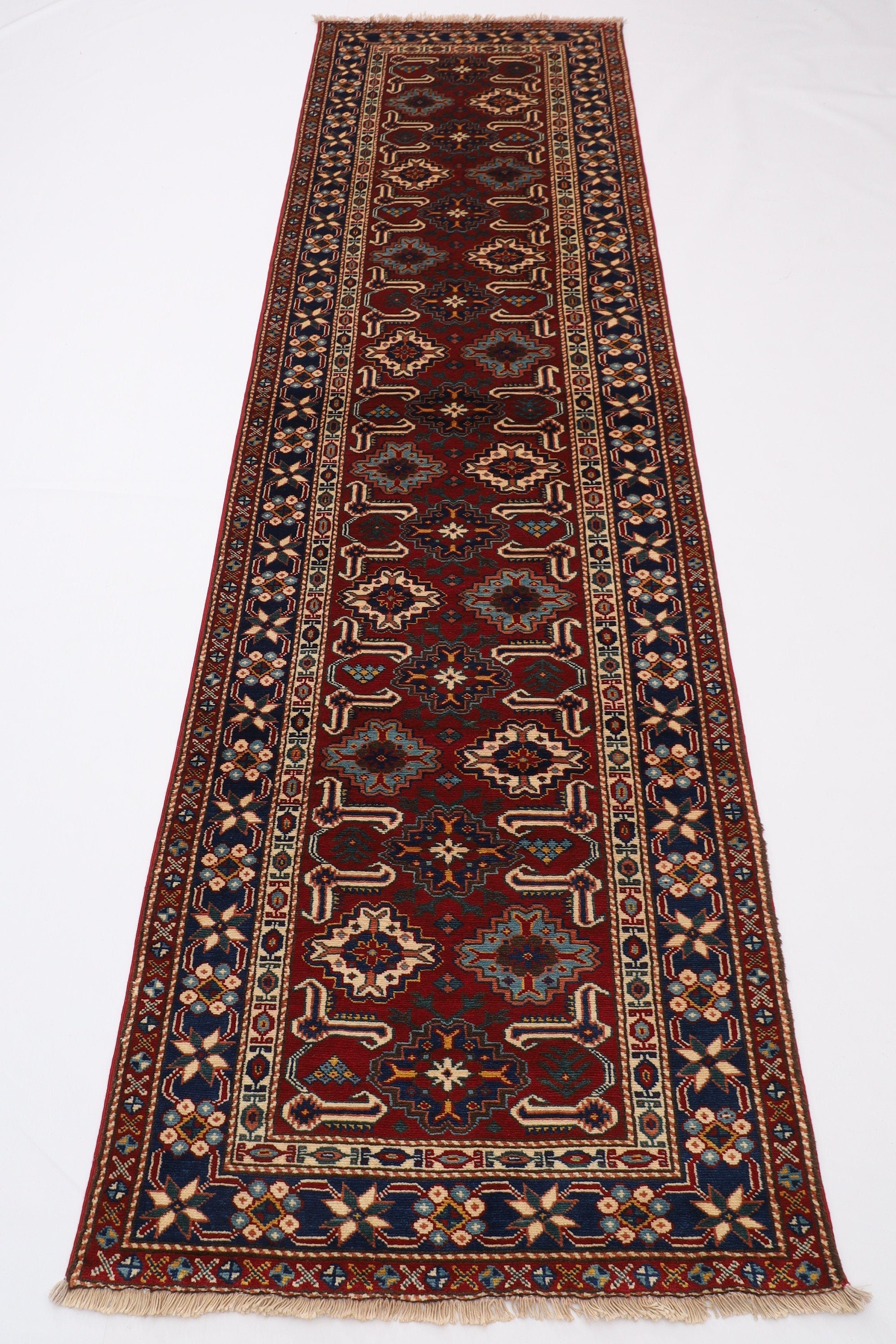 Turkmen Tribal Runner Rug - 84 x 292 cm, 2.9 x 9.7 ft