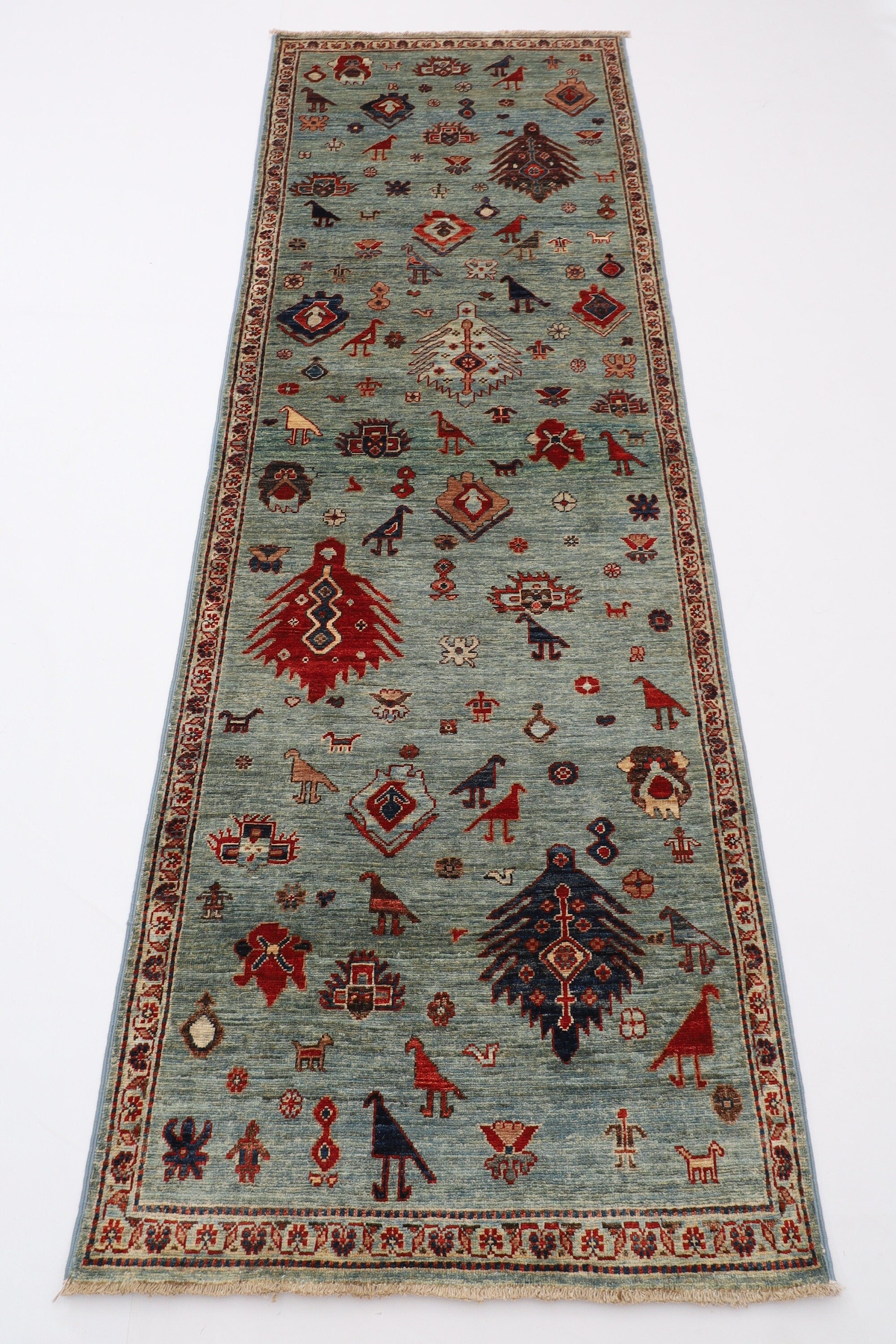 Turkmen Runner Rug - 77 x 236 cm, 2.7 x 7.9 ft