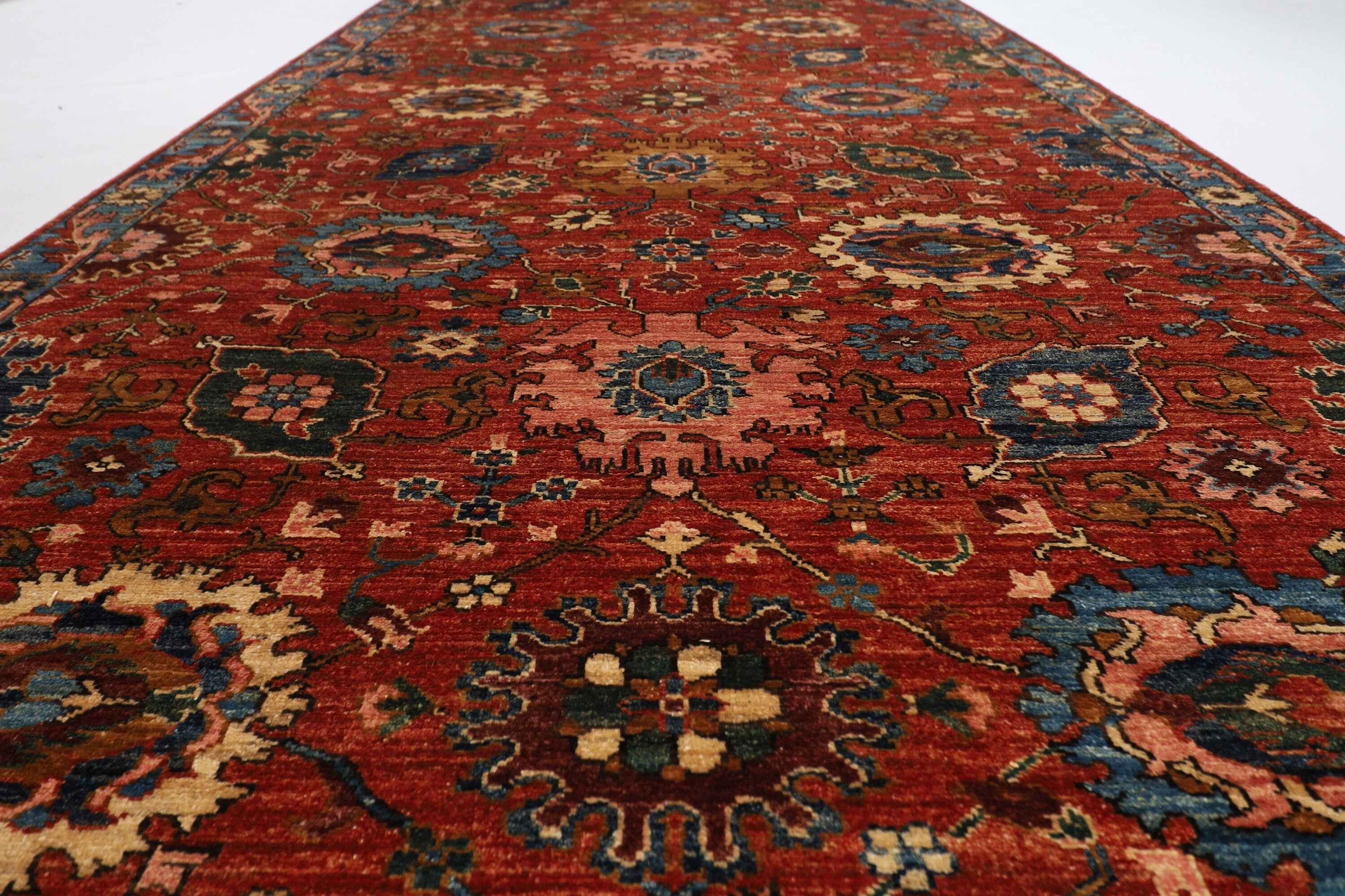 Turkmen - 156 x 448 cm (5.2 x 15.1 ft) Hand-Knotted Runner Rug