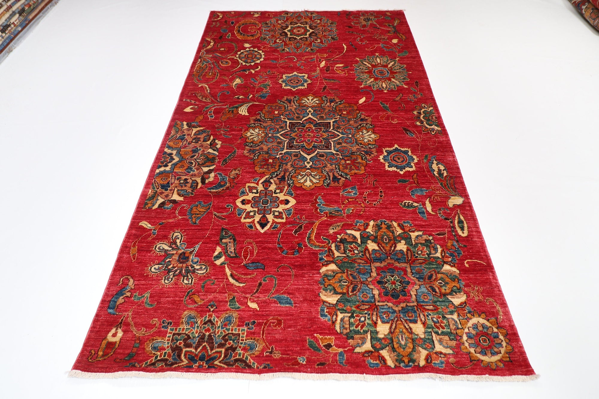 Turkmen Suzani Rug - 148 x 262 cm (4'11 x 8'7 ft)