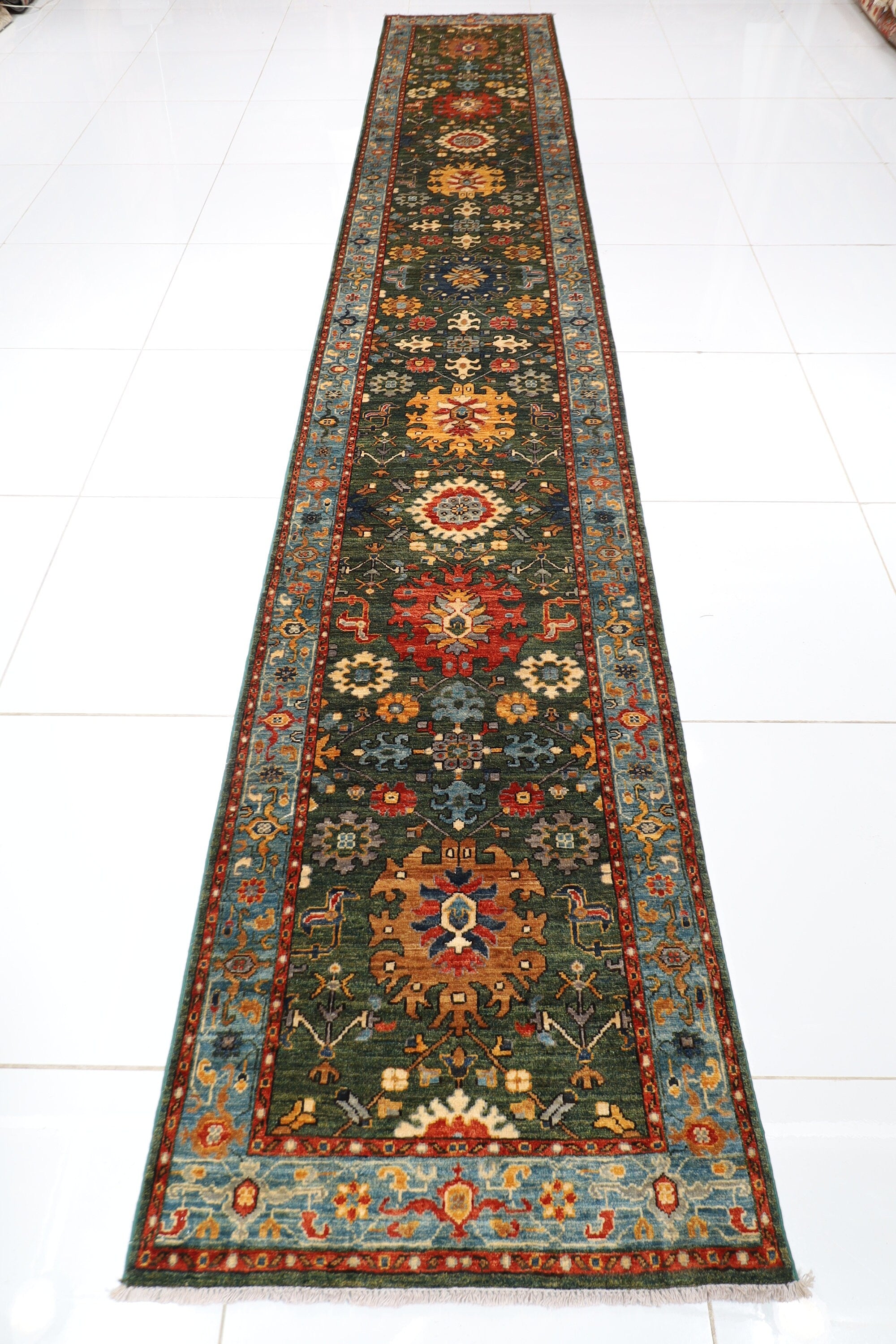 Oriental Runner Rug - 83 x 490 cm