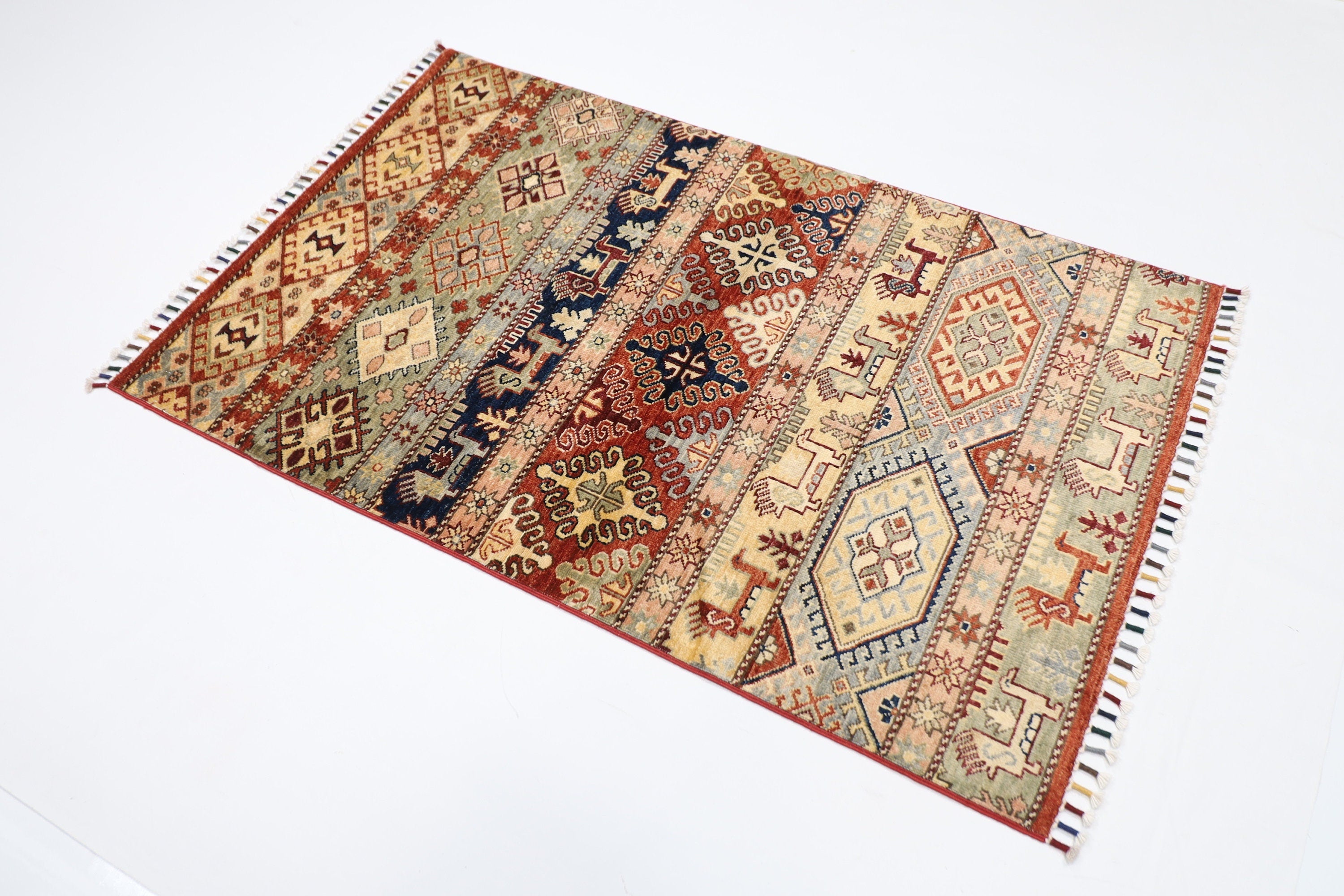 Tribal Area Rug - 3'1" x 4'11" (94 x 149 cm)