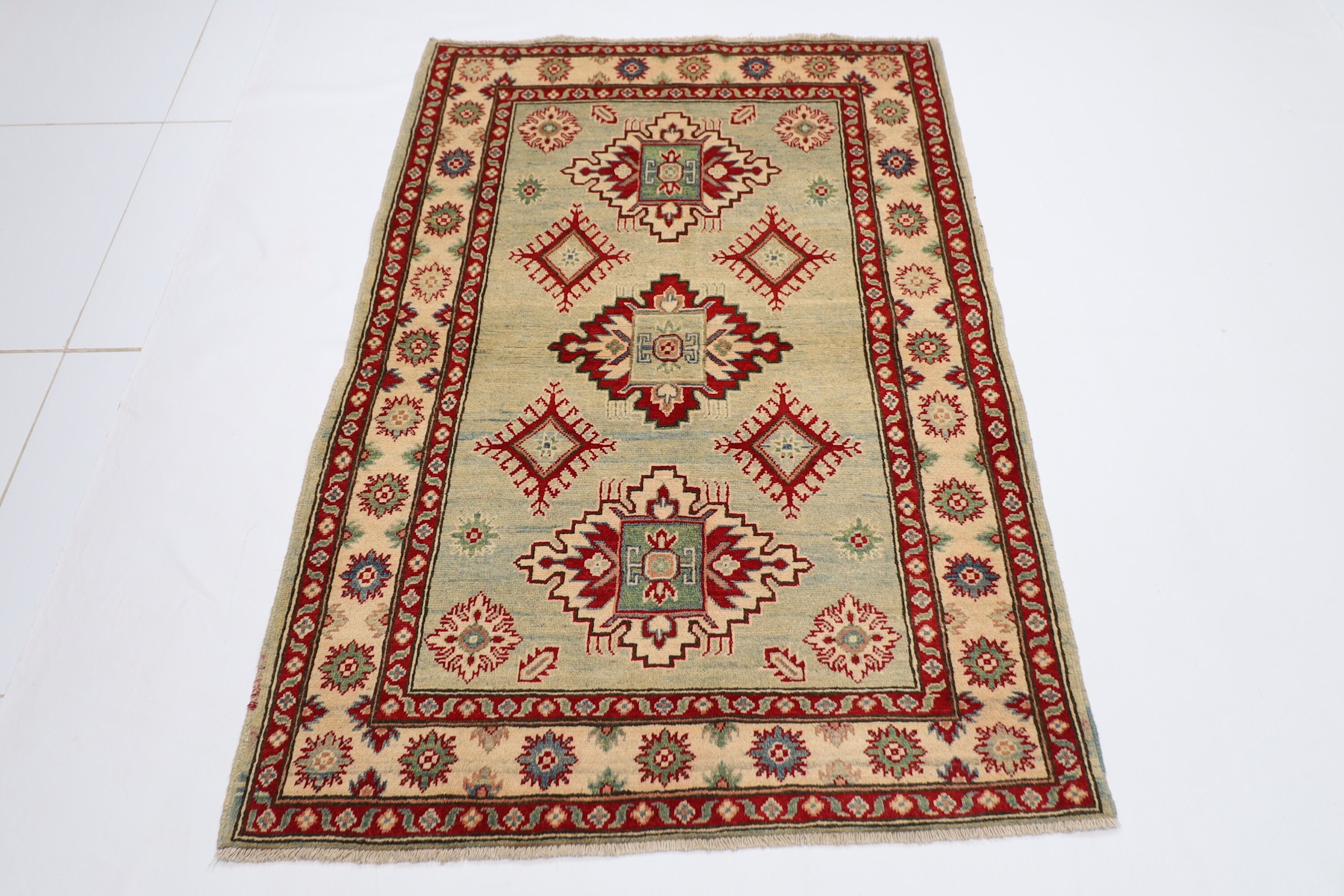 Turkmen Handmade Rug - 3.7x5.5 ft (109x166 cm)