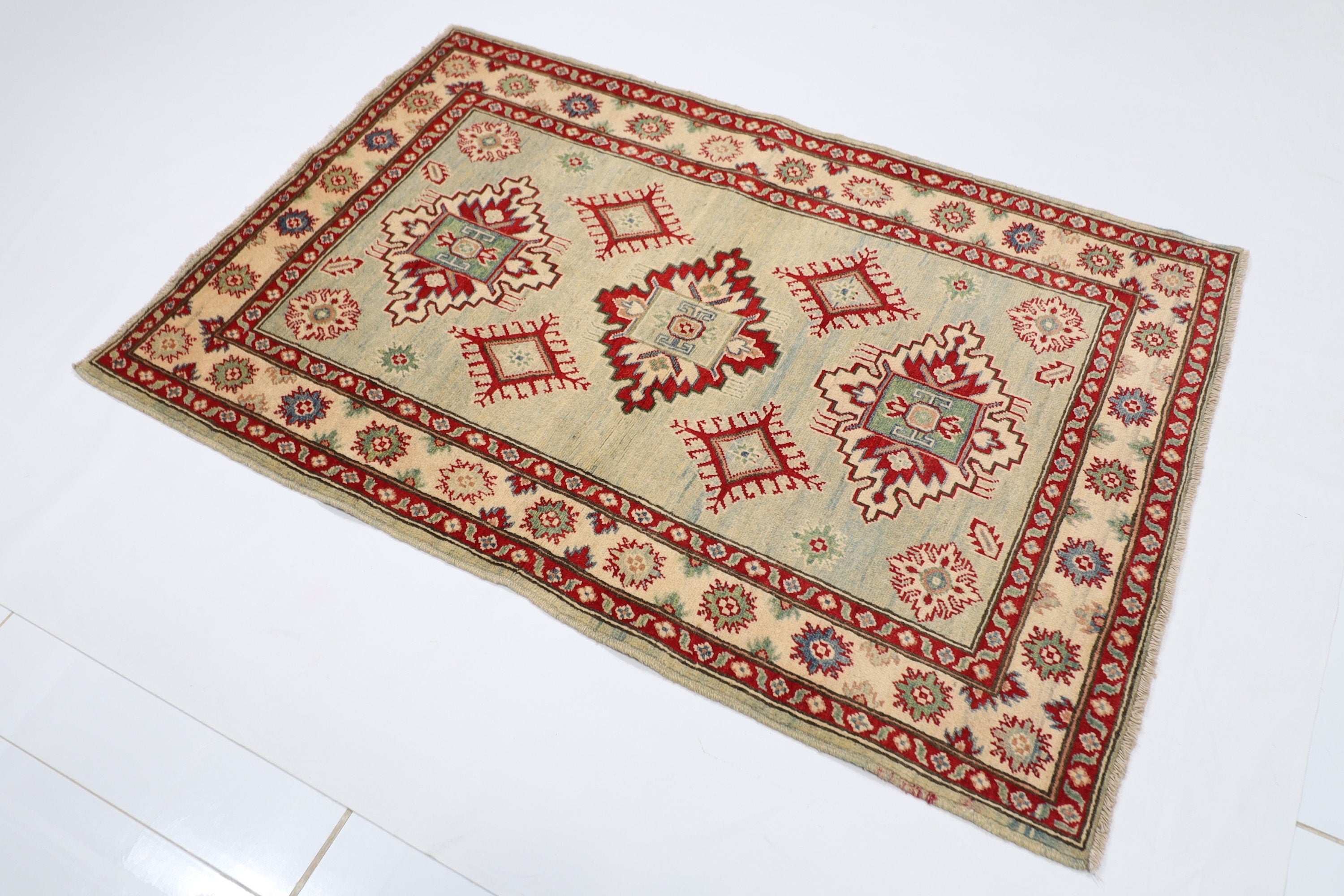 Turkmen Handmade Rug - 3.7x5.5 ft (109x166 cm)