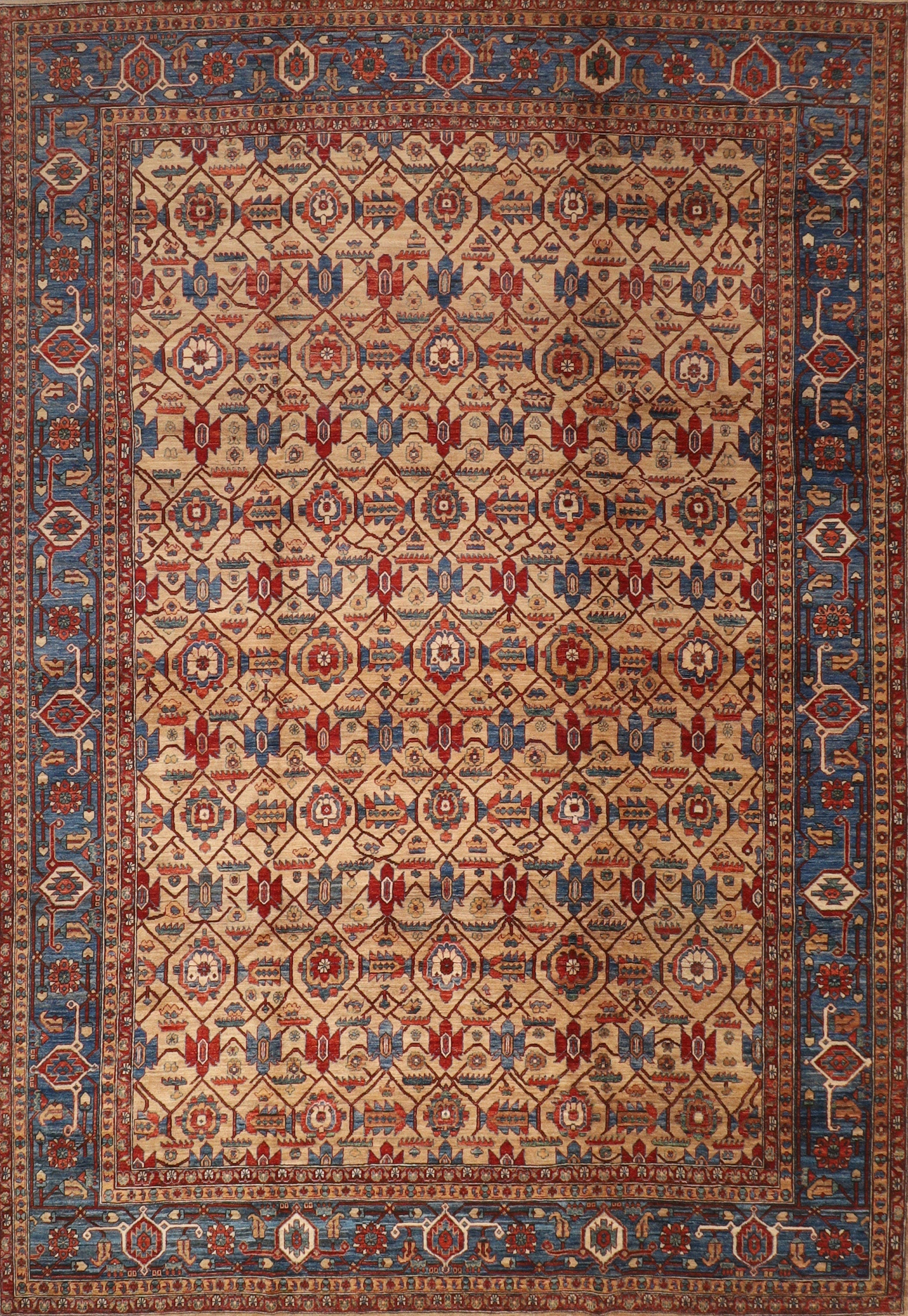 Persian - 299 x 415 cm (9.9 x 13.7 ft) Handmade Area Rug