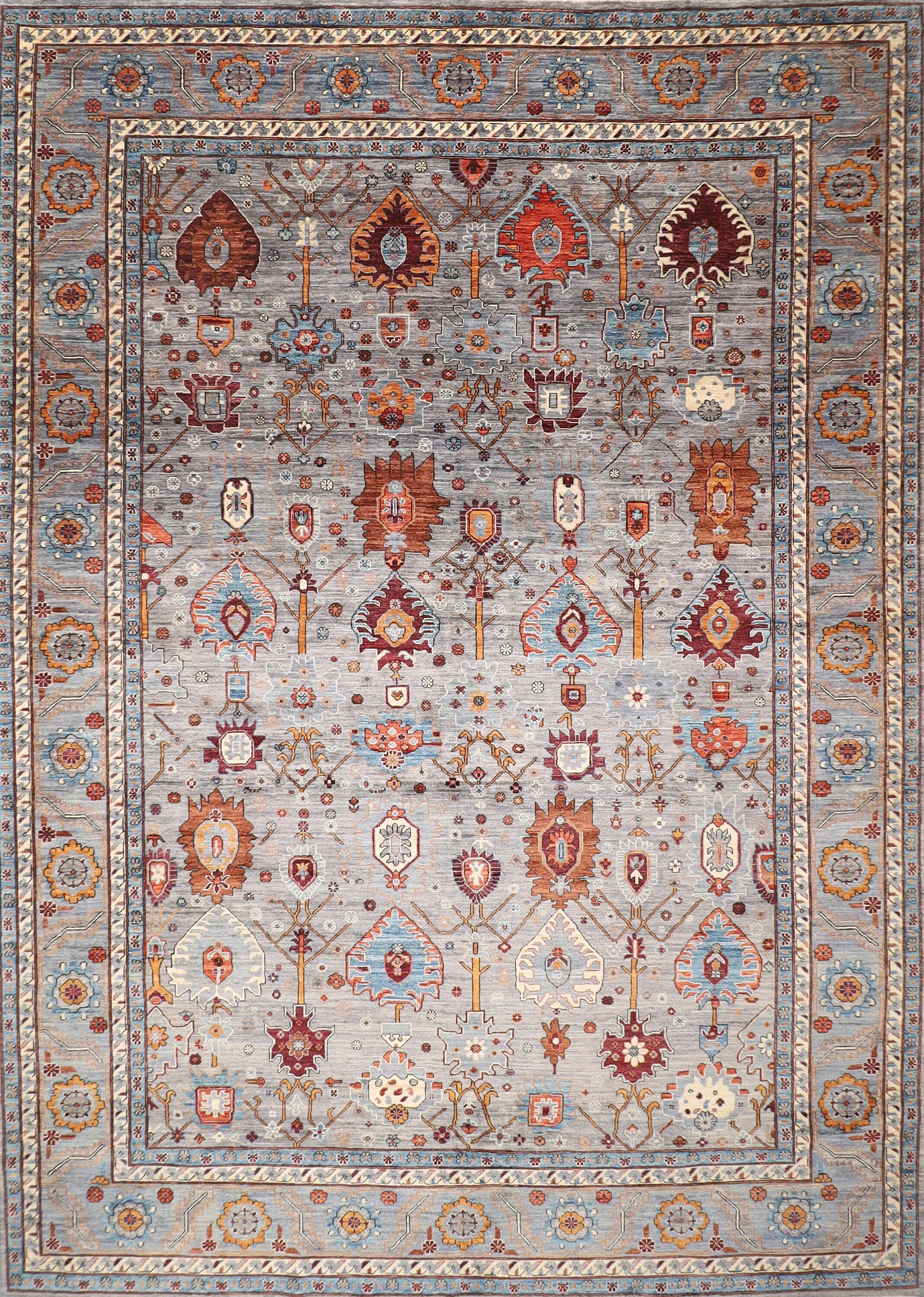 Turkmen - 306 x 432 cm (10.1 x 14.2 ft) Hand Knotted Area Rug