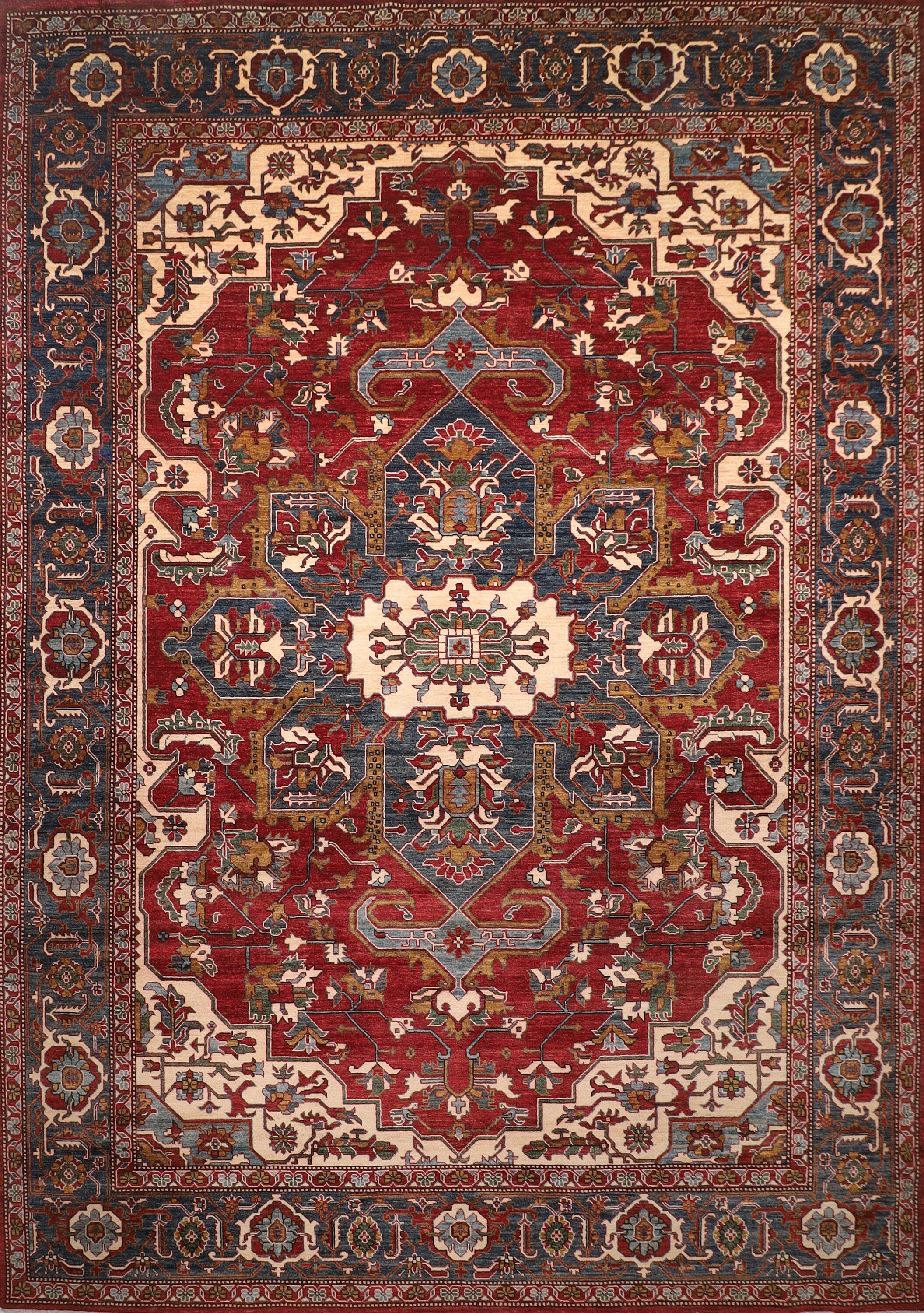 Turkmen Geometric - 318 x 457 cm (10.6 x 15 ft)