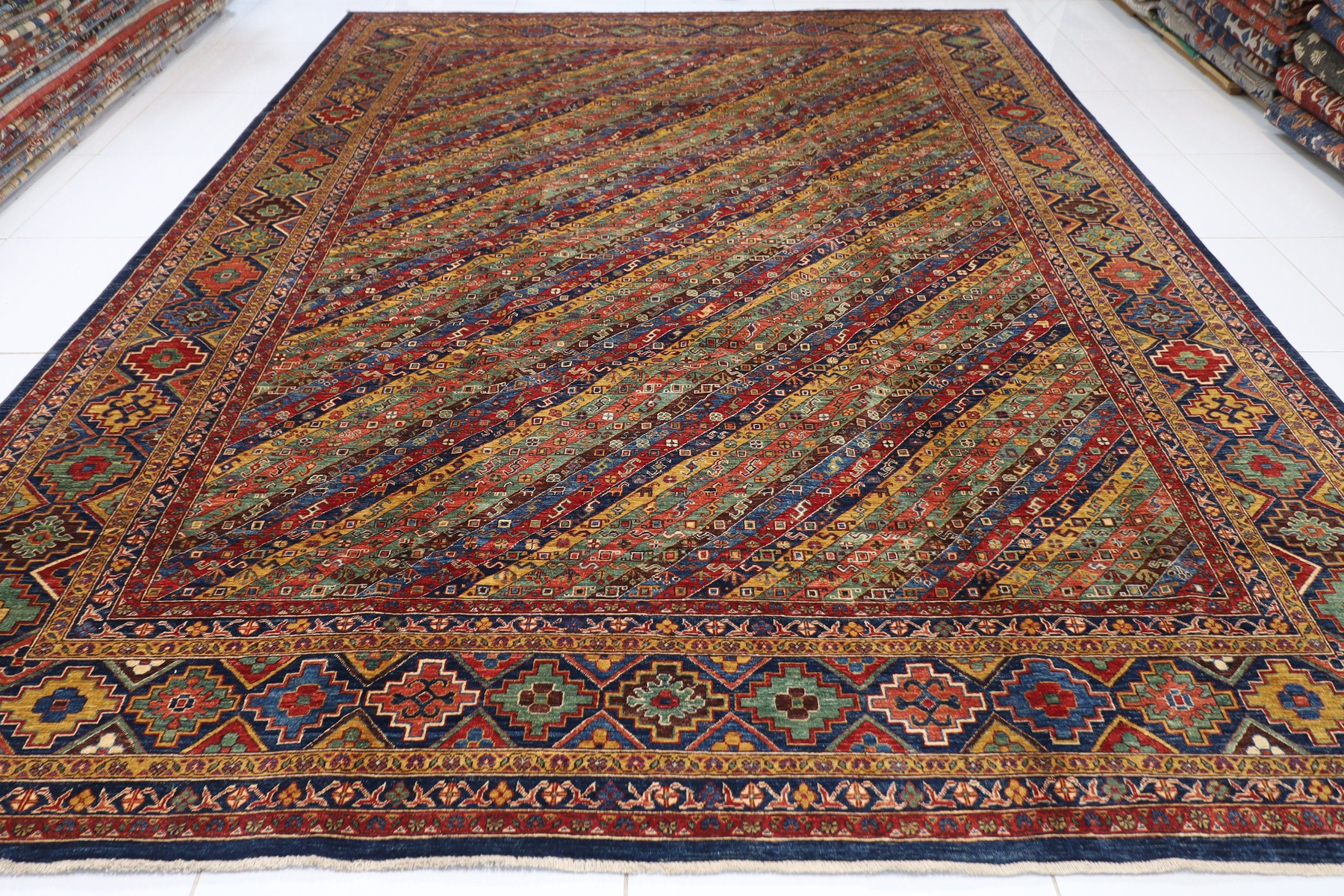 Tribal Area Rug - 304 x 423 cm (10 x 13.11 ft)