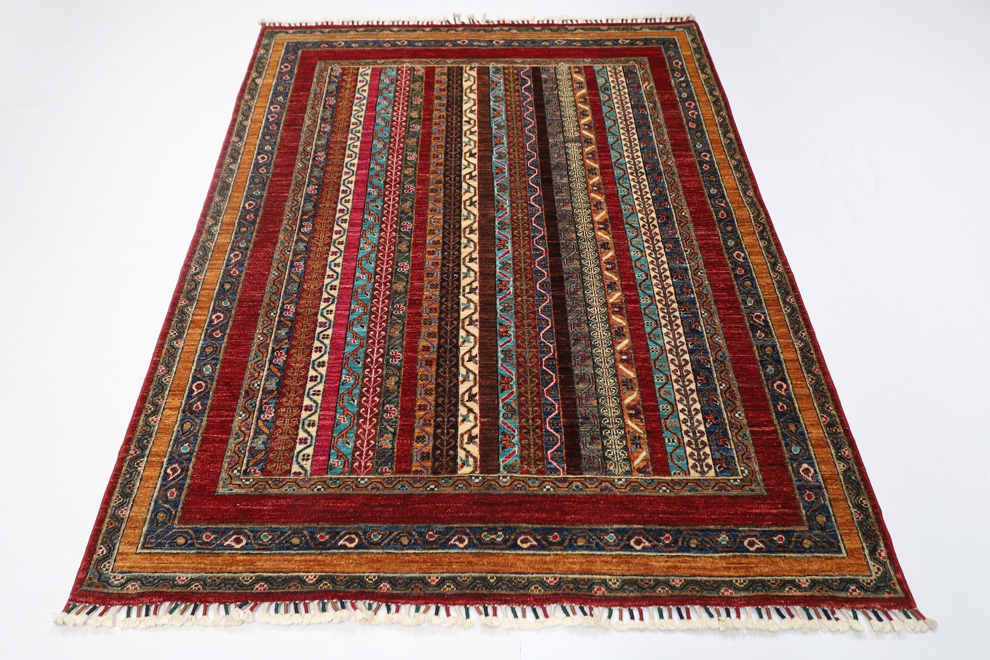 Turkmen Tribal Area Rug - 151 x 197 cm