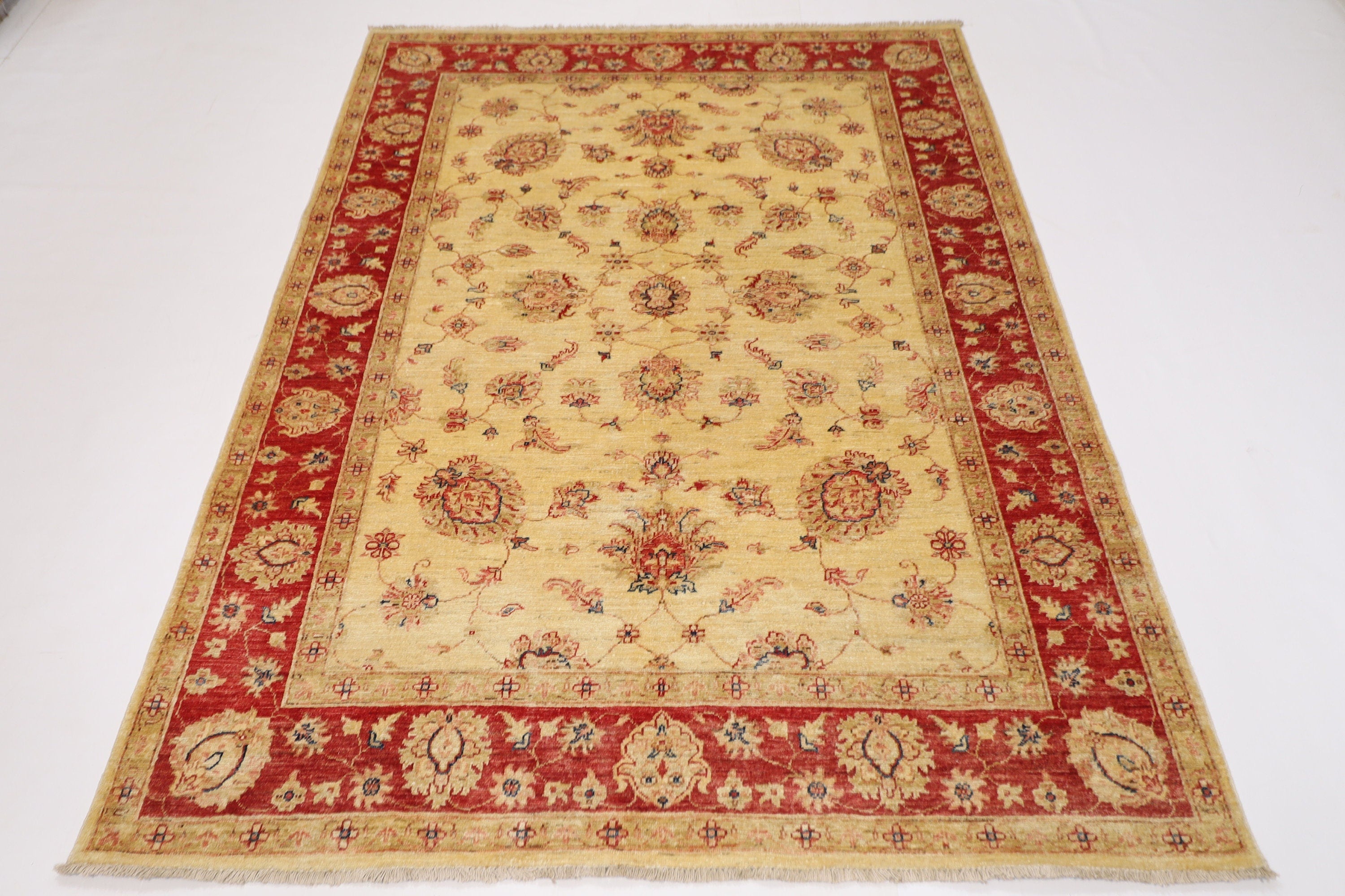 Tribal Ziegler Area Rug - 172x242 cm (5'10"x7'11") for Home and Office Decor