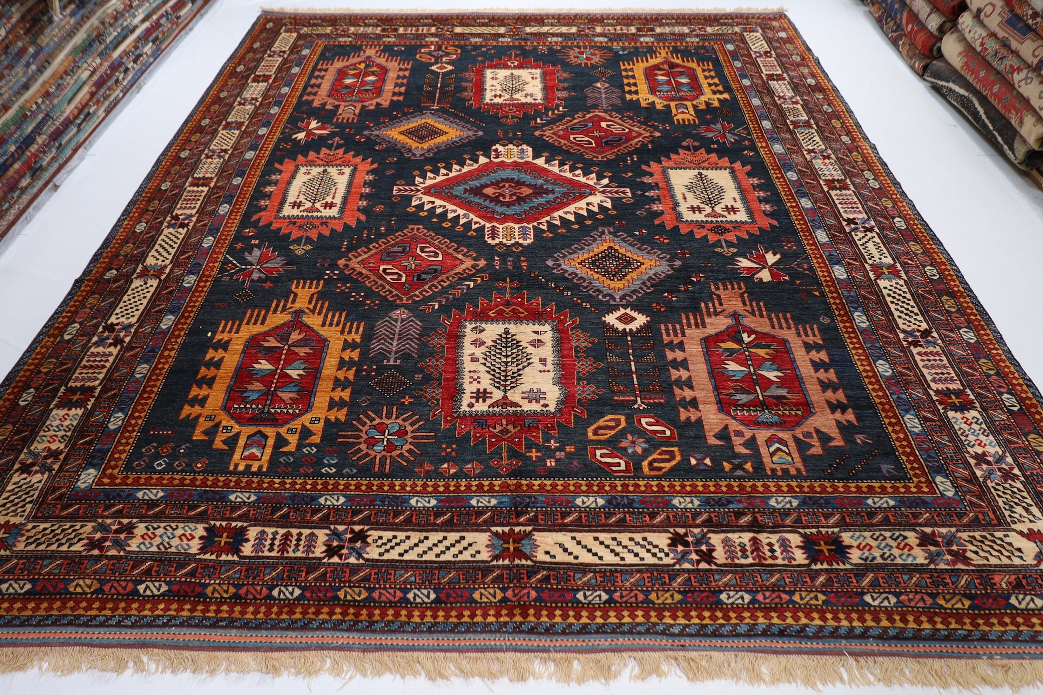 Tribal Area Rug - 320x390 cm, 10.6x12.10 ft