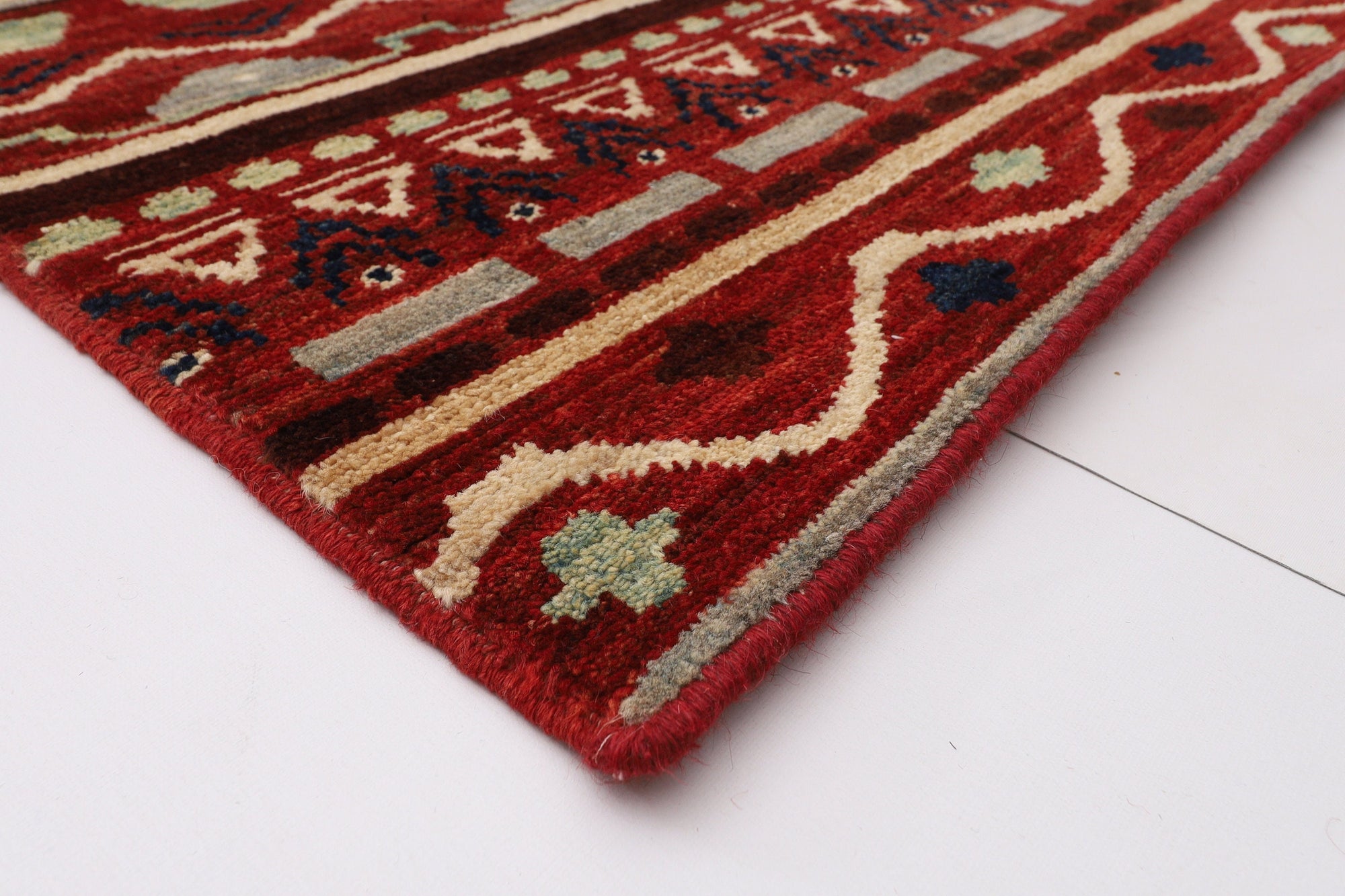 Turkmen Gabbeh Runner Rug - 77 x 283 cm, 2.8 x 9.5 ft