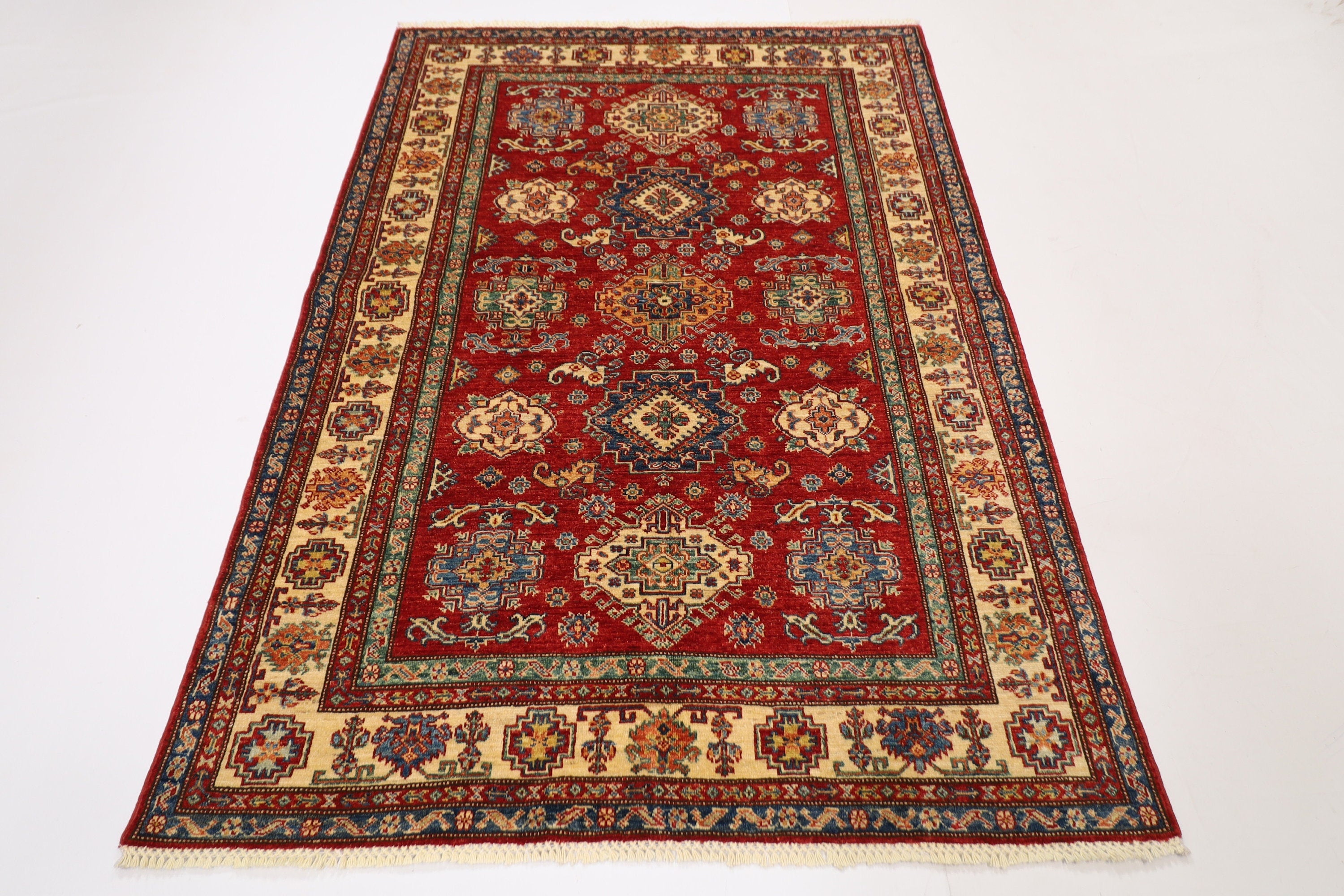 Tribal Wool Rug - 148 x 210 cm, 4.11 x 6.11 ft