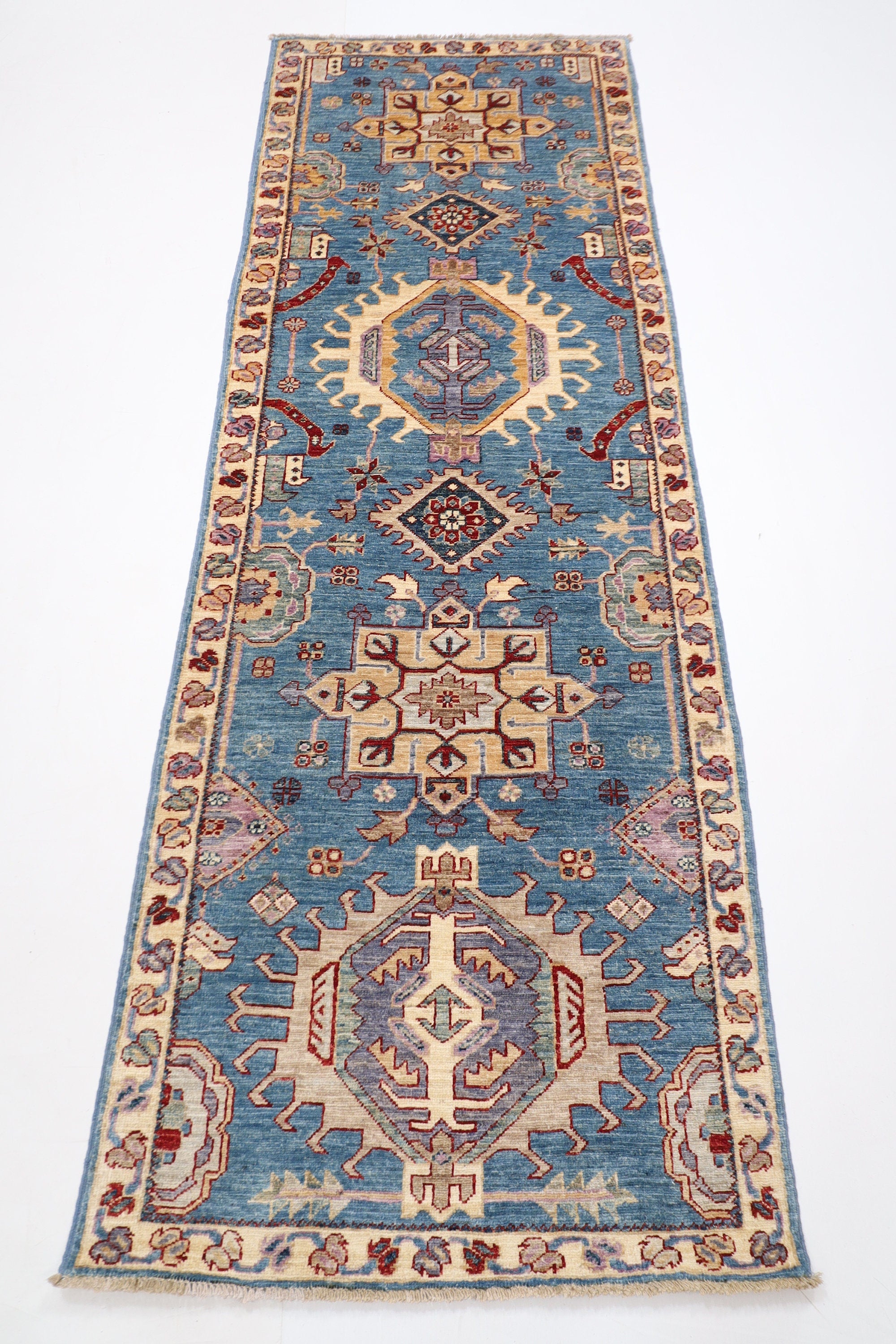 Turkmen Rug - 82 x 239 cm, 2.9 x 7.10 ft