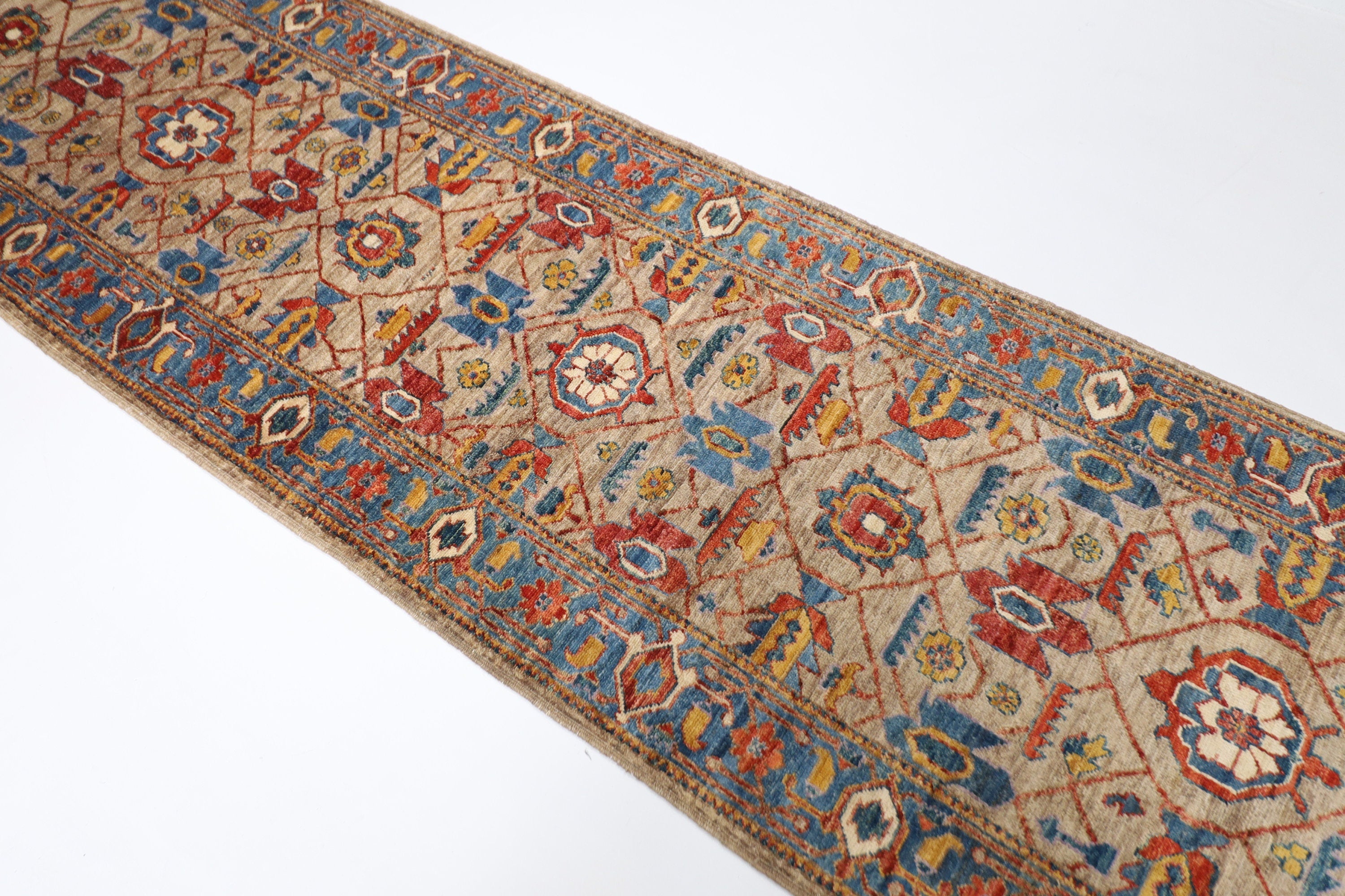 Turkmen - 82 x 300 cm (2.9 x 9.11 ft) Hand-Knotted Wool Runner Rug