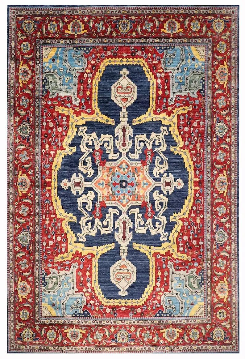 Heriz Tribal Rug - 305 x 426 cm