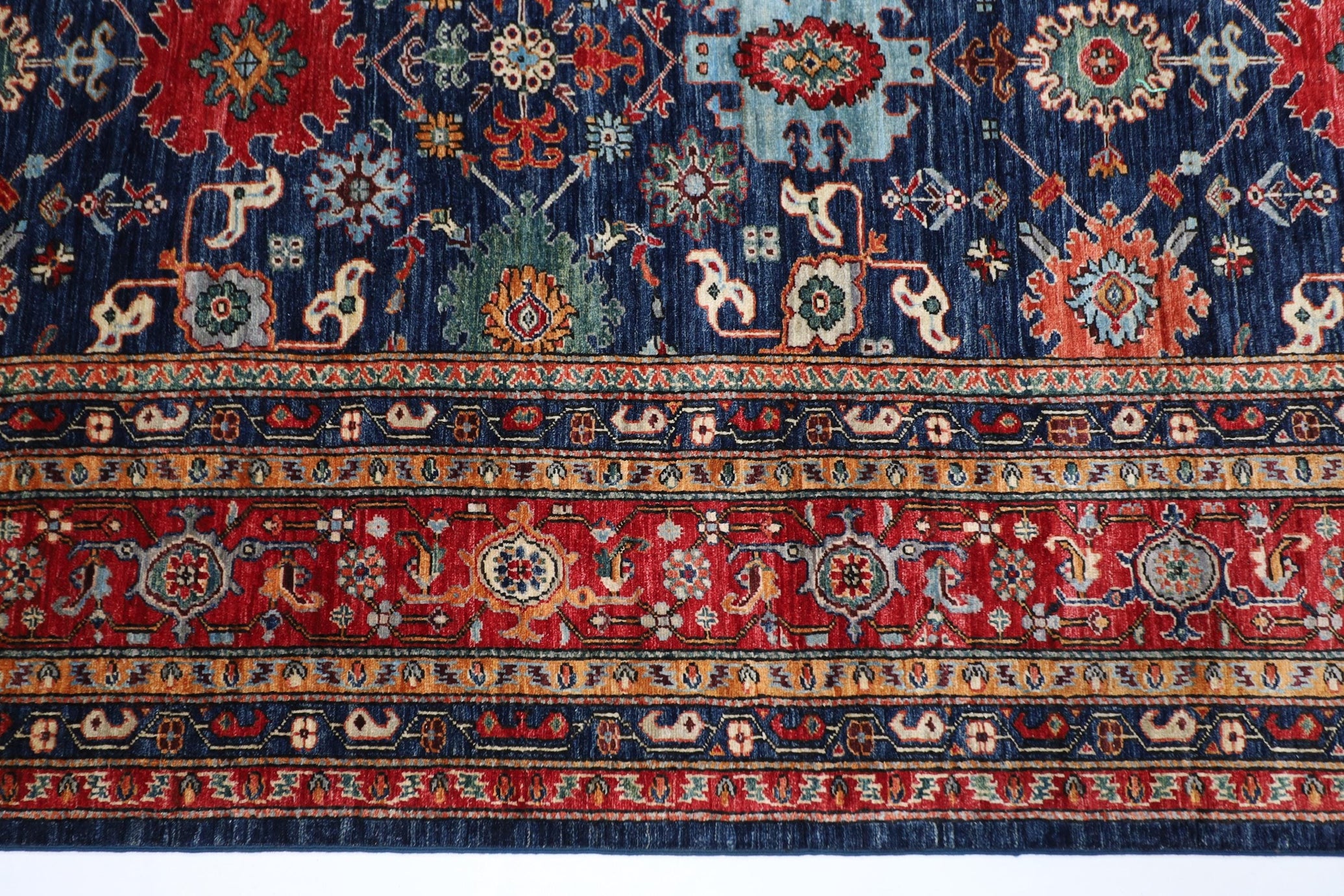 Persian - 302 x 389 cm, 9.11 x 12'10 ft Hand Knotted Blue Area Rug