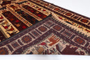 Kazak - 113 x 213 cm (3.9 x 6.9 ft) Handmade Wool Rug - Jerm Rugs - Handmade Afghan Rug - Jerm Rugs