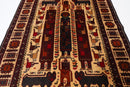 Kazak - 113 x 213 cm (3.9 x 6.9 ft) Handmade Wool Rug - Jerm Rugs - Handmade Afghan Rug - Jerm Rugs