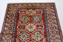 Kazak - 116 x 153 cm (3'10 x 5 ft) Hand Knotted Area Rug - Jerm Rugs - Handmade Afghan Rug - Jerm Rugs