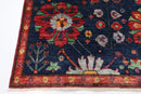 Kazak - 120 x 197 cm (3'11 x 6'6 ft) Handmade Wool Rug - Jerm Rugs - Handmade Afghan Rug - Jerm Rugs