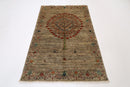 Kazak - 122 x 183 cm (4 x 6 ft) Hand - Knotted Wool Rug - Jerm Rugs - Handmade Afghan Rug - Jerm Rugs