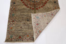 Kazak - 122 x 183 cm (4 x 6 ft) Hand - Knotted Wool Rug - Jerm Rugs - Handmade Afghan Rug - Jerm Rugs