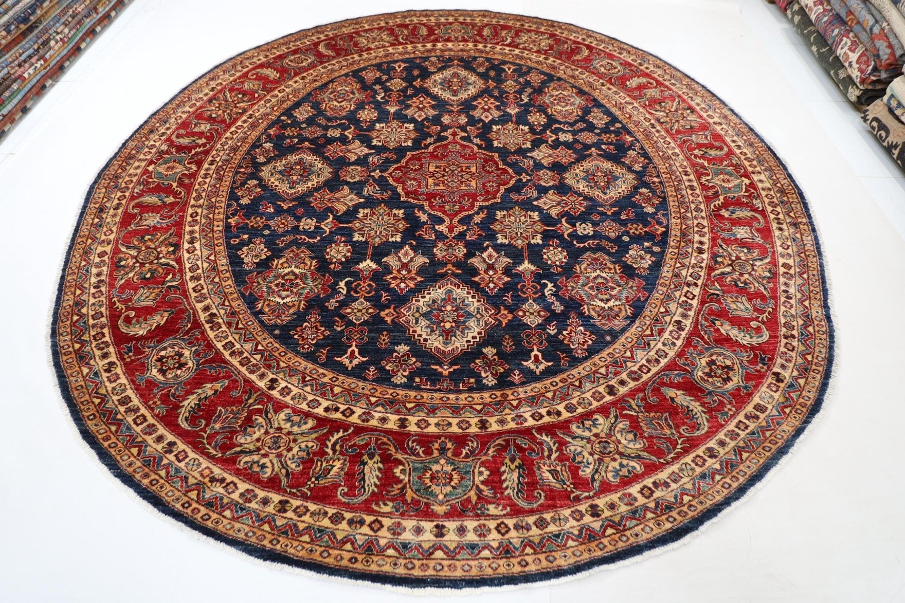 Kazak - 300 x 315 cm (9.11 x 10.4 ft) Hand-Knotted Wool Rug