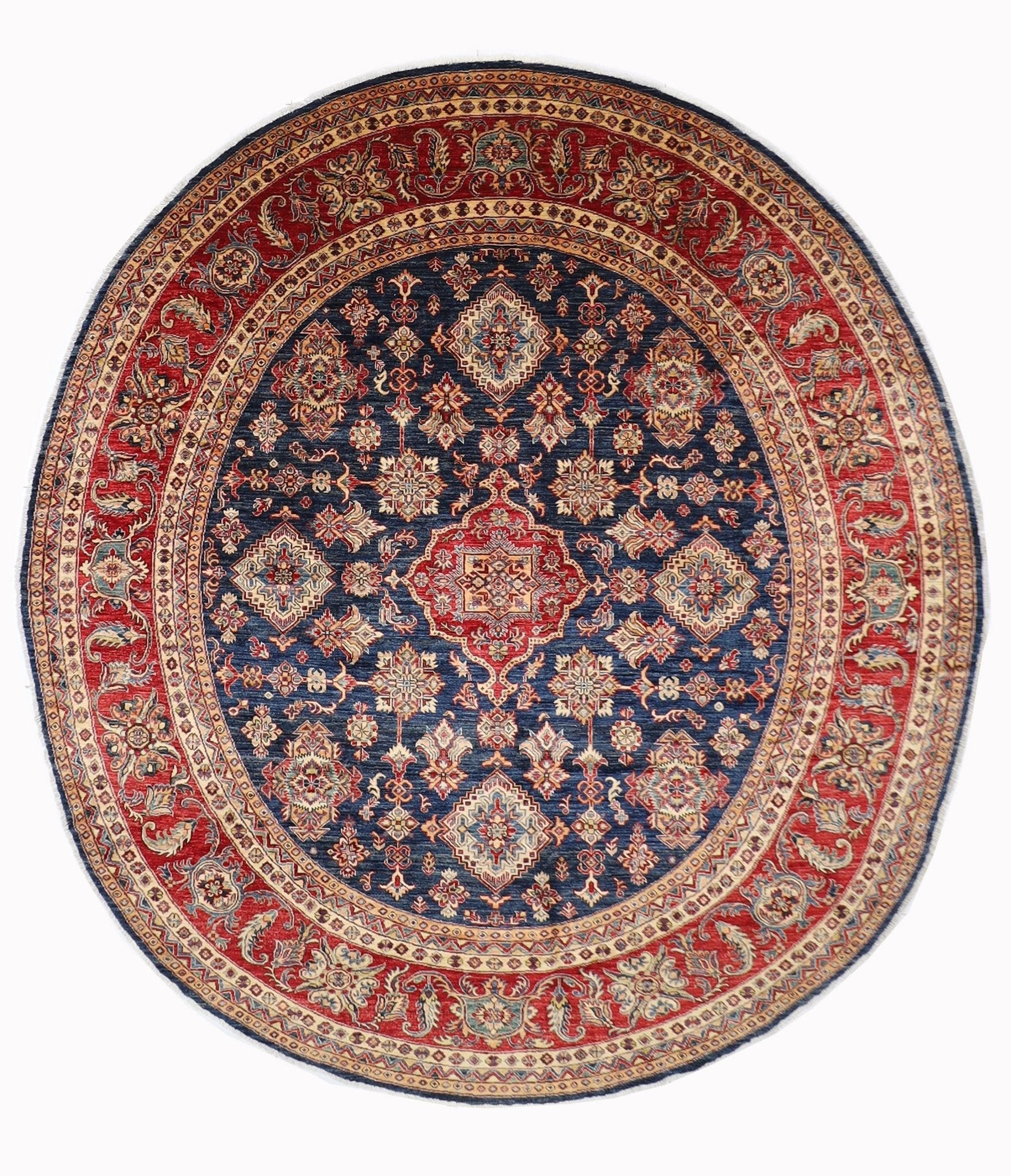 Kazak - 300 x 315 cm (9.11 x 10.4 ft) Hand-Knotted Wool Rug