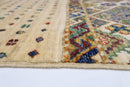 Kazak - 3'2 x 5'4 ft (97 x 162 cm) Handmade Afghan Wool Rug - Jerm Rugs - Handmade Afghan Rug - Jerm Rugs