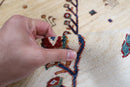 Kazak - 6'11x8'8 ft (180x263 cm) Handmade Area Rug - Jerm Rugs - Handmade Afghan Rug - Jerm Rugs