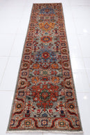 Kazak - 79 x 300 cm (2.8 x 9.11 ft) Hand - Knotted Runner Rug - Jerm Rugs - Jerm Rugs