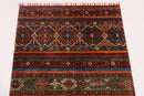 Kazak Area Rug - 106x155 cm (3'6x5 ft.) Hand Knotted Afghan Wool - Jerm Rugs - Handmade Afghan Rug - Jerm Rugs