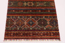 Kazak Area Rug - 106x155 cm (3'6x5 ft.) Hand Knotted Afghan Wool - Jerm Rugs - Handmade Afghan Rug - Jerm Rugs