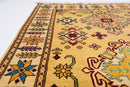 Kazak Area Rug - 3'4" x 4'11" (101 x 149 cm) - Jerm Rugs - Handmade Afghan Rug - Jerm Rugs