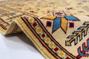 Kazak Area Rug - 3'4" x 4'11" (101 x 149 cm) - Jerm Rugs - Handmade Afghan Rug - Jerm Rugs