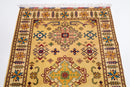 Kazak Area Rug - 3'4" x 4'11" (101 x 149 cm) - Jerm Rugs - Handmade Afghan Rug - Jerm Rugs