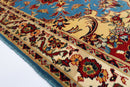 Kazak Area Rug - 3'4 x 4'11 ft (100 x 151 cm) Handmade Afghan Wool Rug - Jerm Rugs - Handmade Afghan Rug - Jerm Rugs