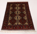 Kazak Area Rug - 3'4" x 4'9" ft (102 x 144 cm) - Jerm Rugs - Handmade Afghan Rug - Jerm Rugs