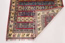 Kazak Area Rug - 3.5 x 5 ft (102 x 152 cm) Soft Wool Hand Knotted - Jerm Rugs - Handmade Afghan Rug - Jerm Rugs