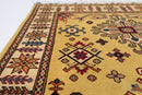 Kazak Area Rug - 3'6 x 5'1 ft (106 x 155 cm) Hand Knotted Wool Rug - Jerm Rugs - Handmade Afghan Rug - Jerm Rugs