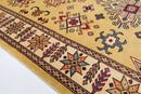 Kazak Area Rug - 3'6 x 5'1 ft (106 x 155 cm) Hand Knotted Wool Rug - Jerm Rugs - Handmade Afghan Rug - Jerm Rugs