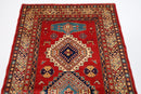 Kazak Rug - 116x200 cm (3'10"x6'7") Afghan Hand Knotted Wool Area Rug - Jerm Rugs - Handmade Afghan Rug - Jerm Rugs