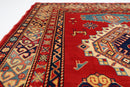 Kazak Rug - 116x200 cm (3'10"x6'7") Afghan Hand Knotted Wool Area Rug - Jerm Rugs - Handmade Afghan Rug - Jerm Rugs